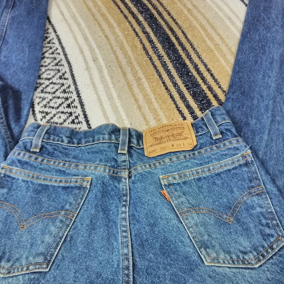 ORANGE TAB VINTAGE LEVI'S MENS SIZE 29/34 - Picture 7 of 16
